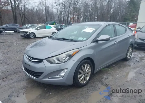 2014 Hyundai Elantra from USA, damaged, VIN KMHD4AE1E1EU11030